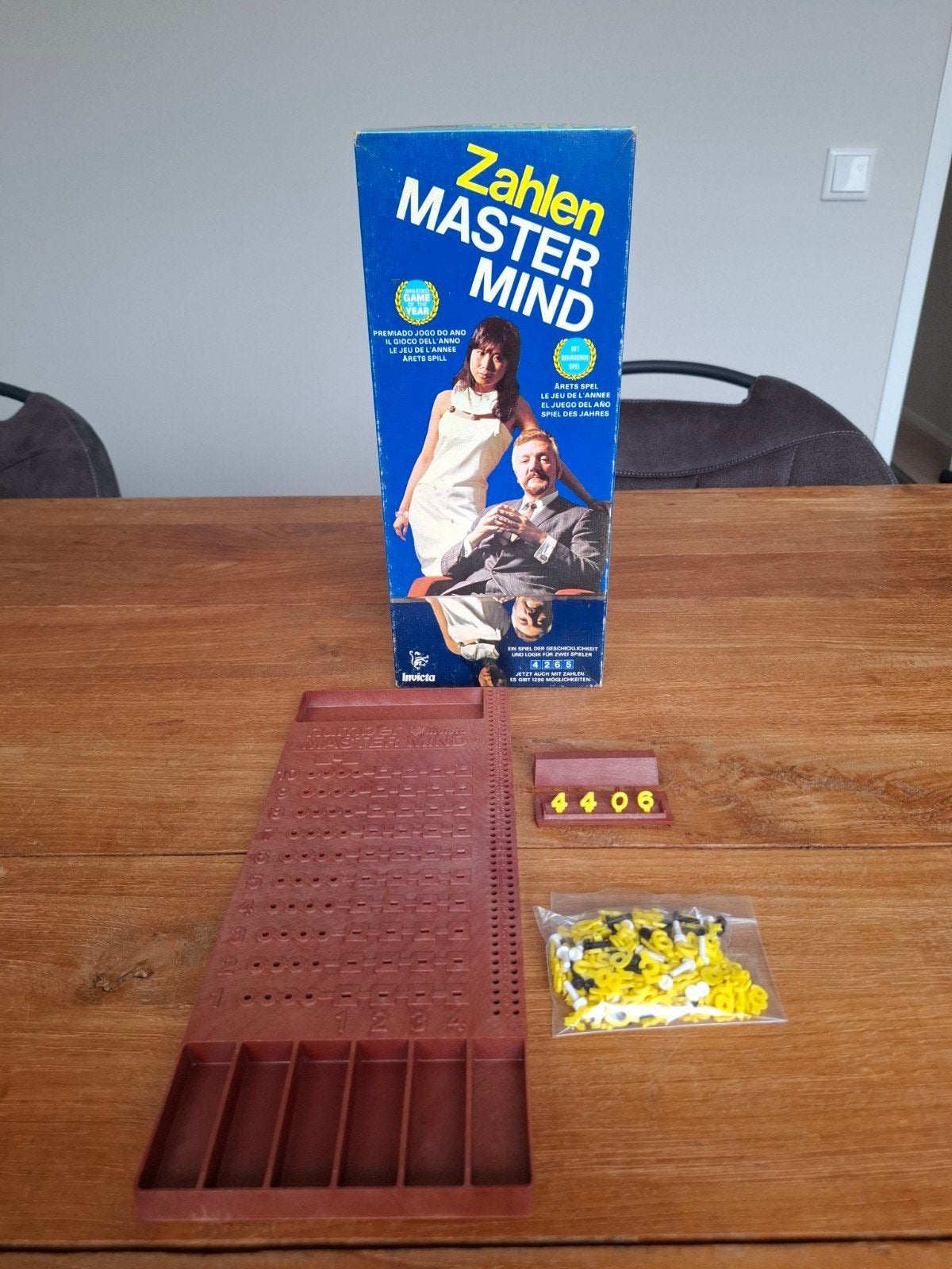 Zahlen Mastermind, Hobby en Vrije tijd, Gezelschapsspellen | Bordspellen, Een of twee spelers, Ophalen of Verzenden, Zo goed als nieuw