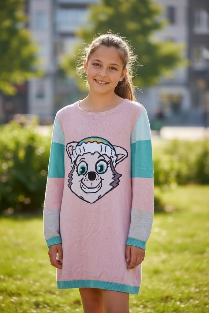 Paw Patrol Everest Jurk Maat 122/128, Gebruikt, Meisje, Ophalen of Verzenden, Nickelodeon