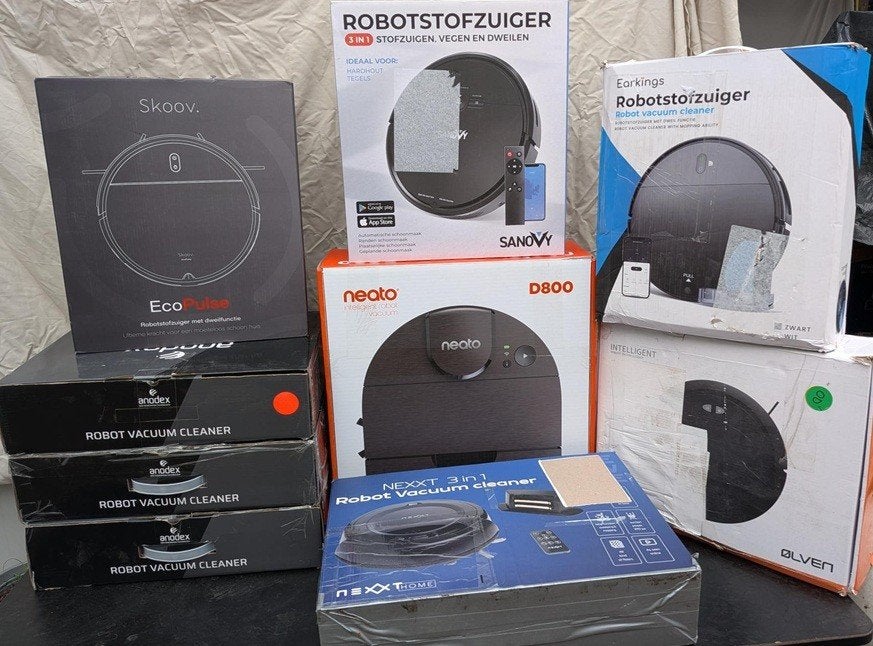 Partij diverse robotstofzuigers 9 stuks zgan, Ophalen, Zo goed als nieuw, Robotstofzuiger