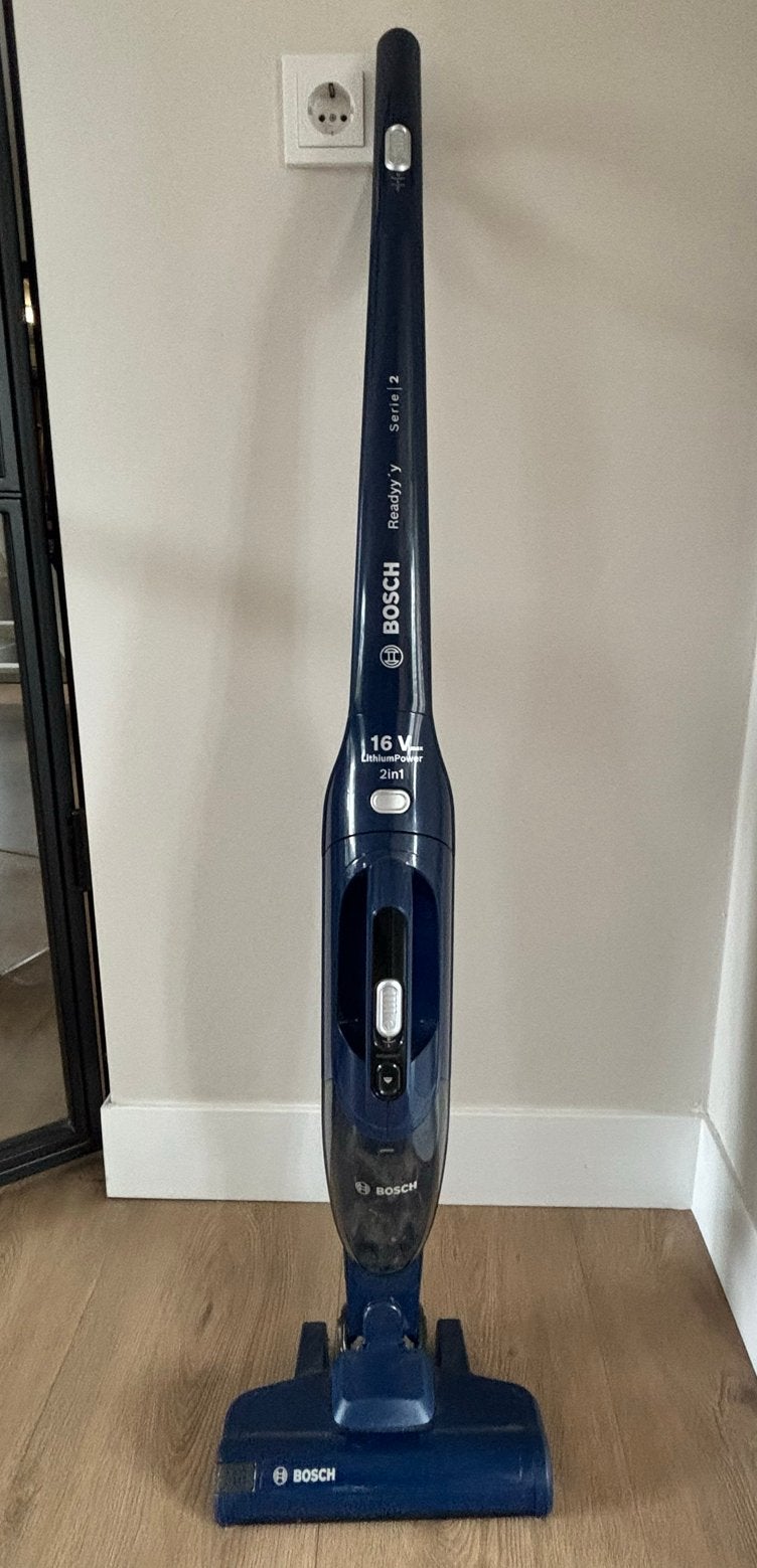 Bosch Readyy'y 2in1 Steelstofzuiger 16V donkerblau, Ophalen, Gebruikt, Bosch, Draadloos