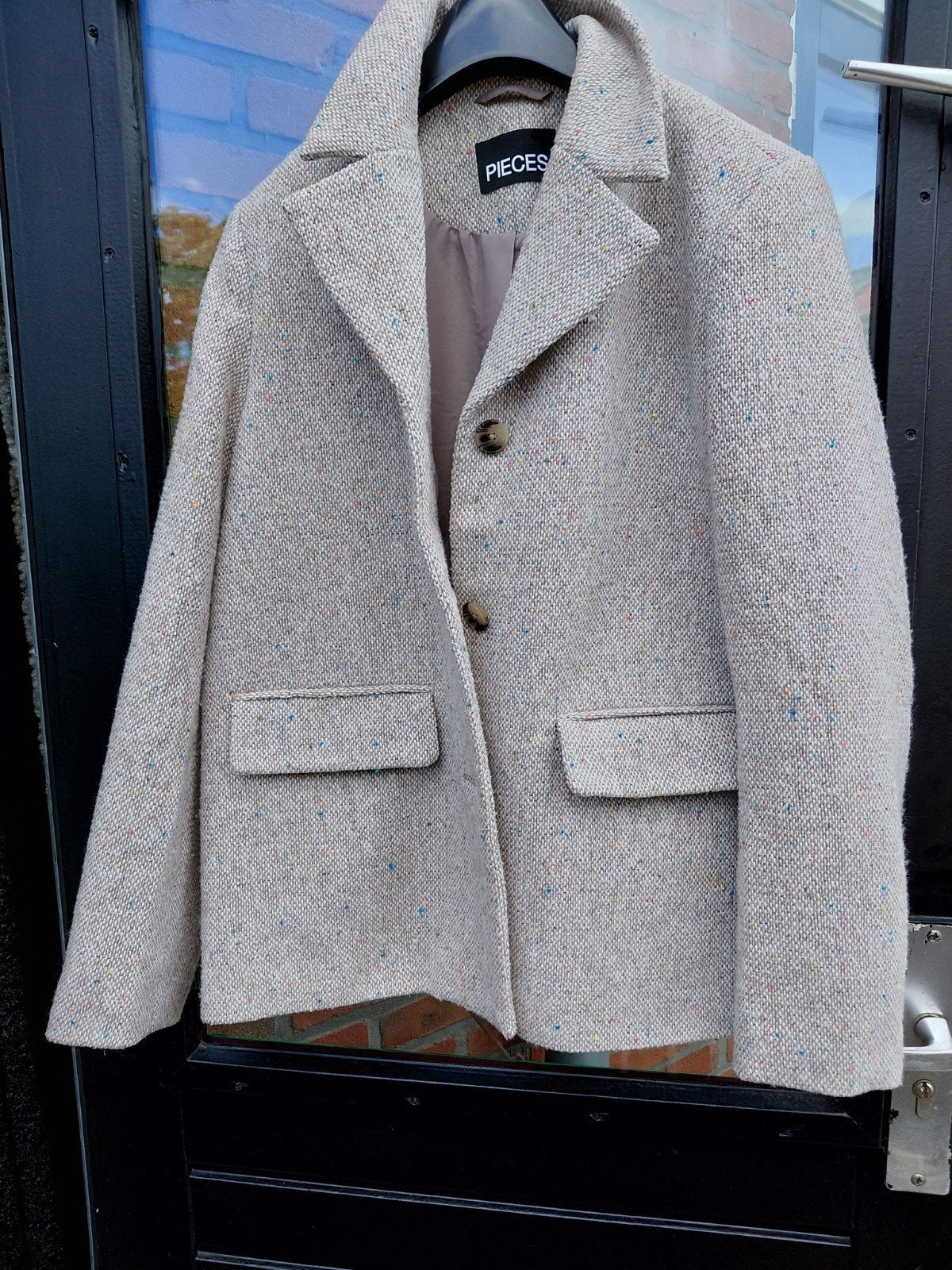 Te koop nieuwe wollen blazer  pieces, Ophalen, Nieuw, Maat 38/40 (M), Grijs