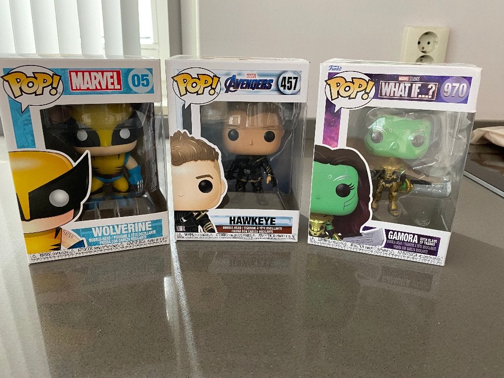 Marvel Pop Bubble head 3 stuks Wolverine, Gamora en Hawkeye, Ophalen of Verzenden, Nieuw