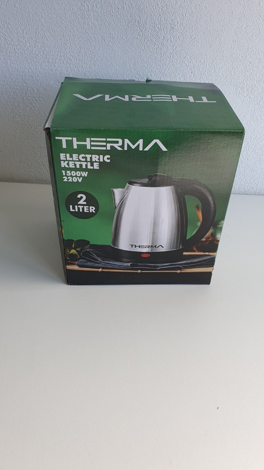 Therma TM-101 waterkoker 1500 watt, Therma, 1 tot 2 liter, Nieuw, Therma