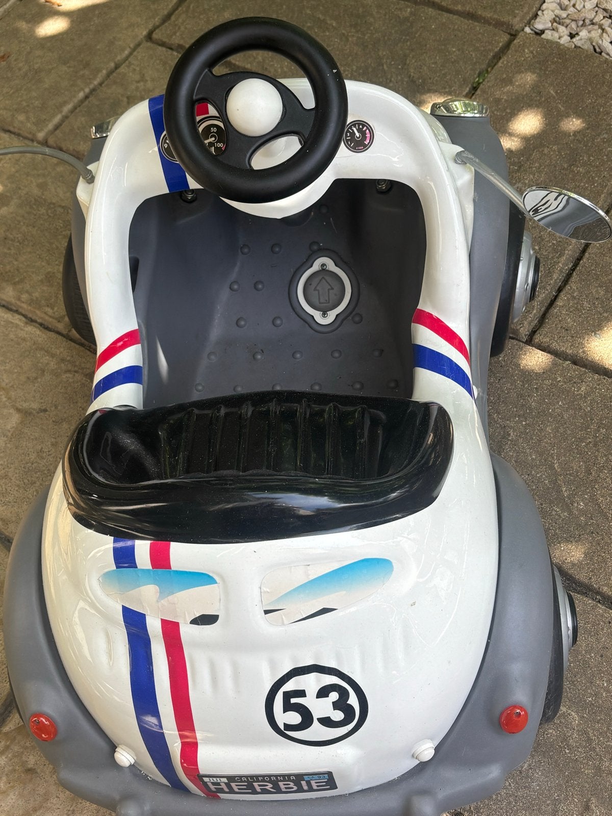 Elektrische kinderauto Herbie - Eenvoudig en leuk!, Kinderen en Baby's, Speelgoed | Buiten | Voertuigen en Loopfietsen, Ophalen