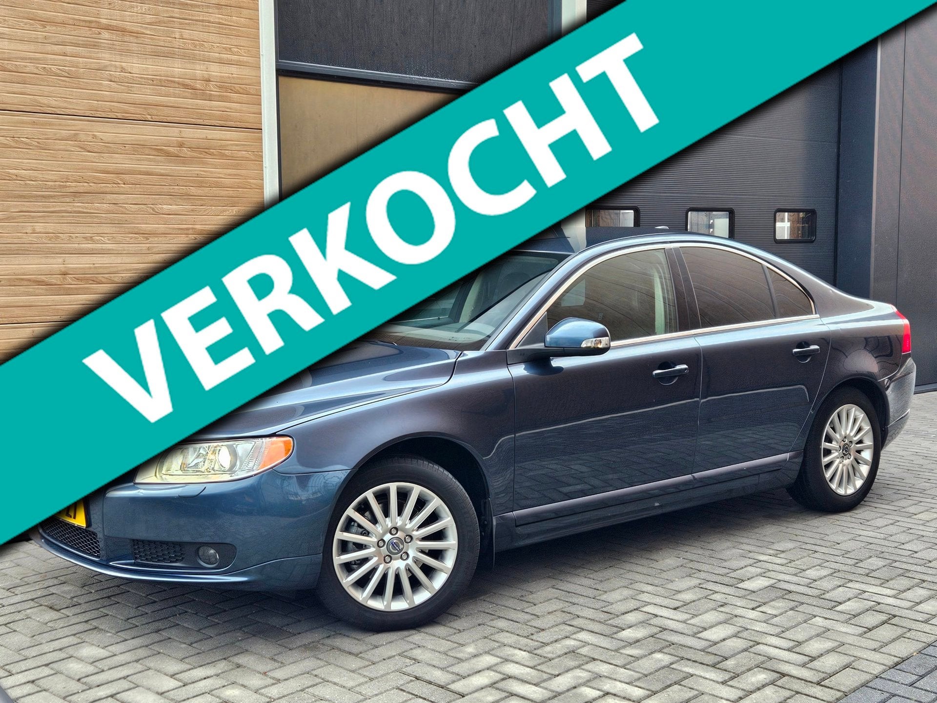 Volvo S80 2.5 T Summum LPG Leer Trekhaak Handel/Exportprijs, Auto's, Volvo, Blauw, 2521 cc, Bedrijf, Grijs