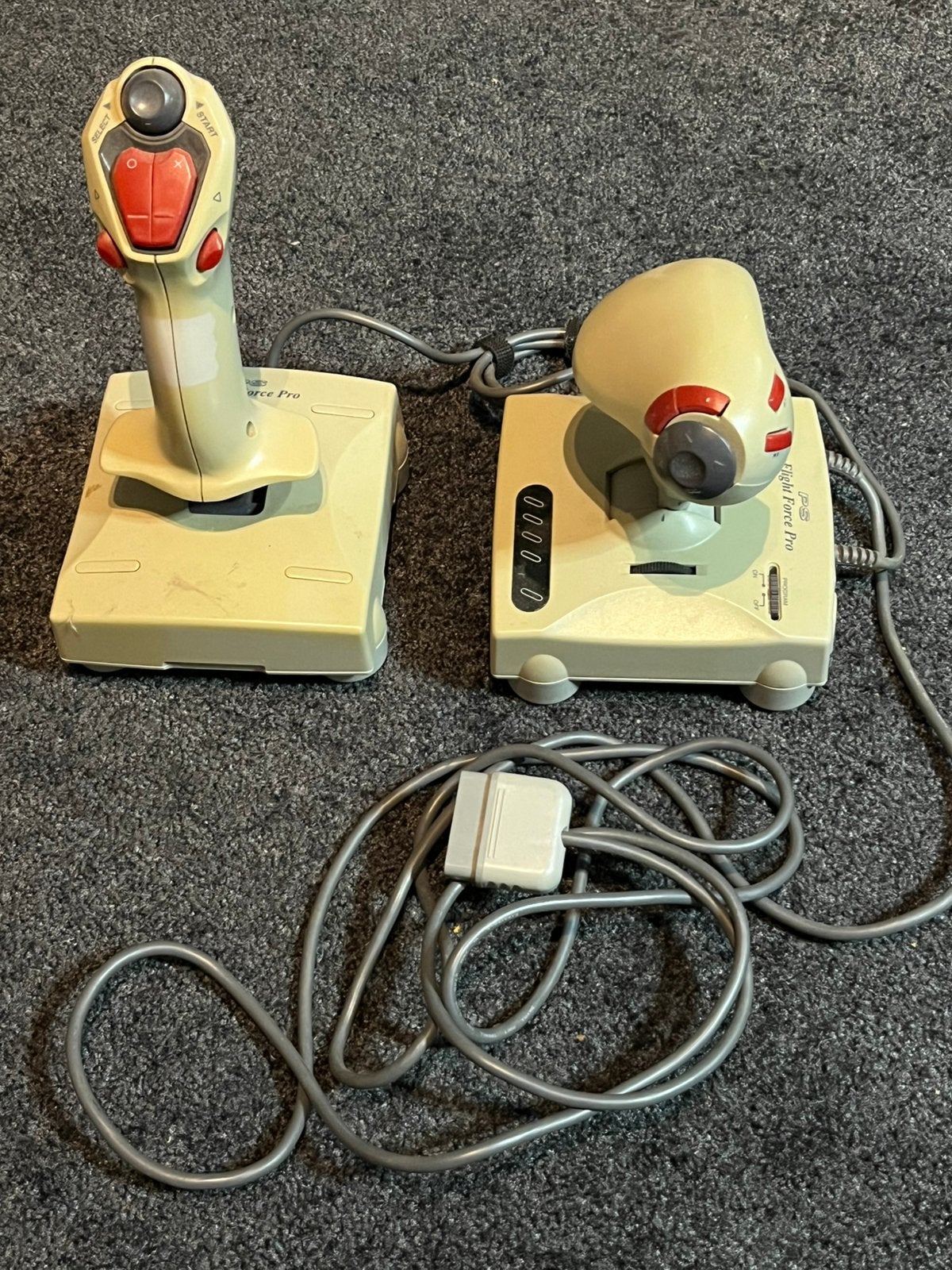 Flight force pro simulatie joysticks, Ophalen of Verzenden, Gebruikt