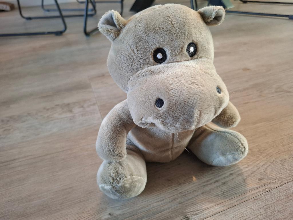 Knuffel - Nijlpaard 4, Ophalen of Verzenden, Gebruikt, Overige typen