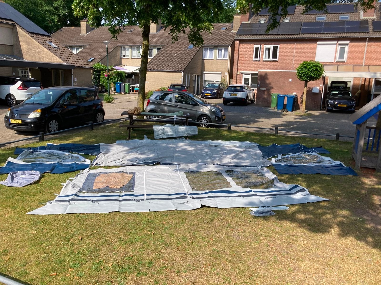 Hypercamp complete Voortent voor Hobby 460 (zonder stokken), Ophalen, Zo goed als nieuw, Ten Cate All Season 240g/m2, Overige merken