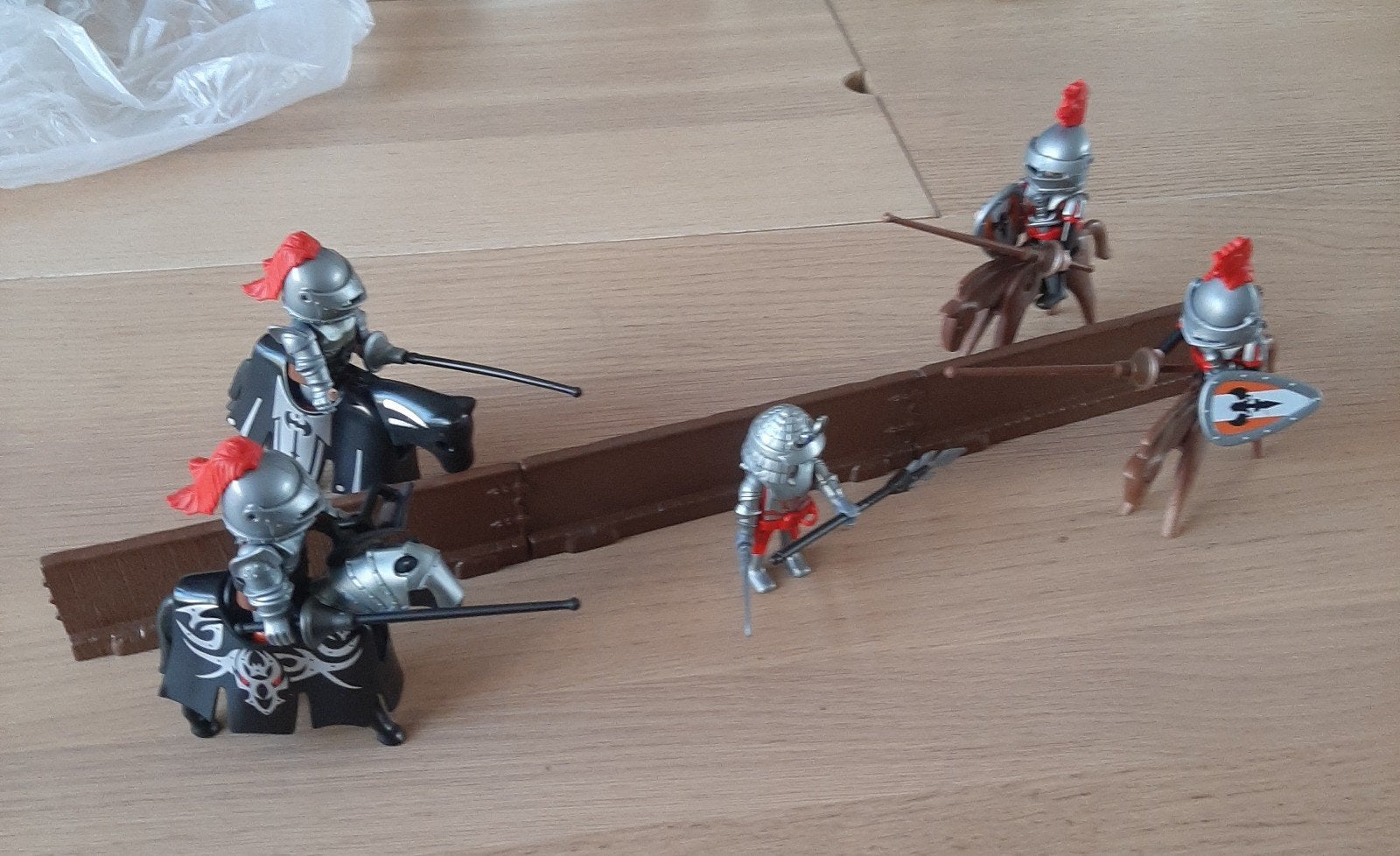 ridders set playmobil, Ophalen of Verzenden, Gebruikt