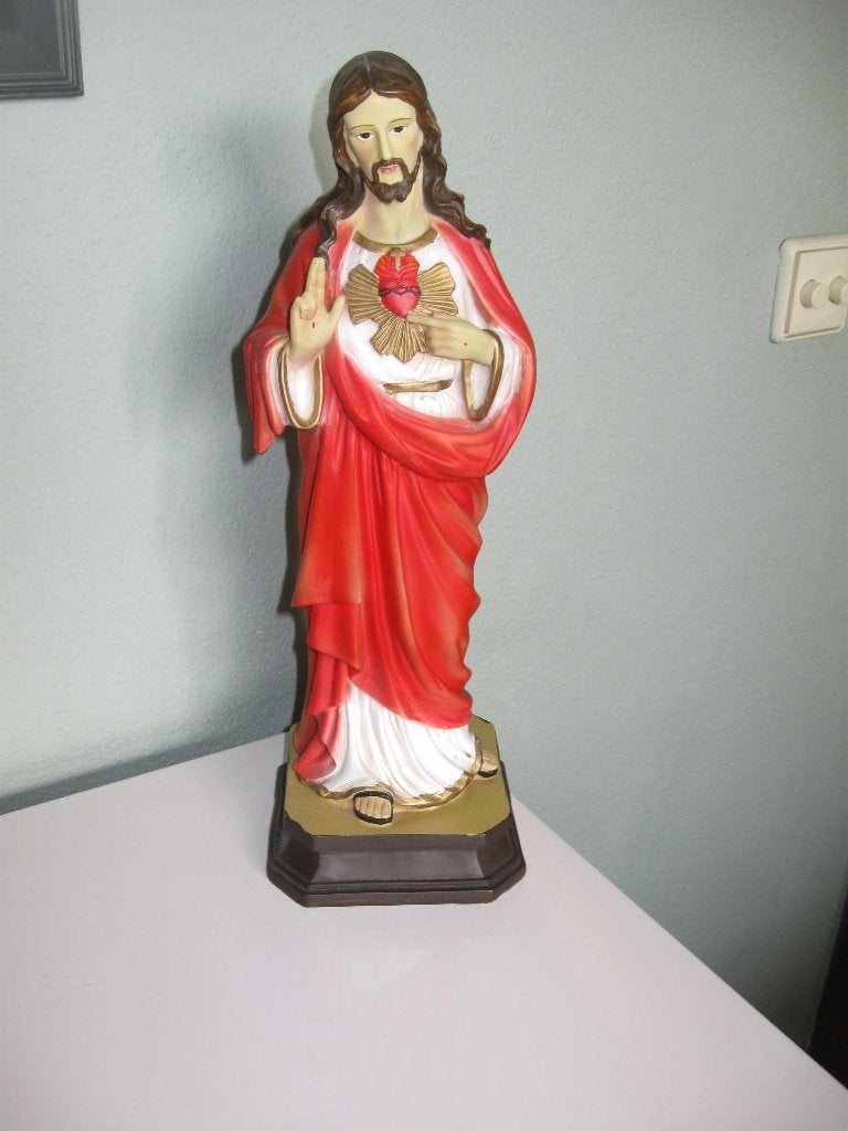 Hart van Jezus beeld, Antiek en Kunst, Antiek | Religie, Ophalen of Verzenden