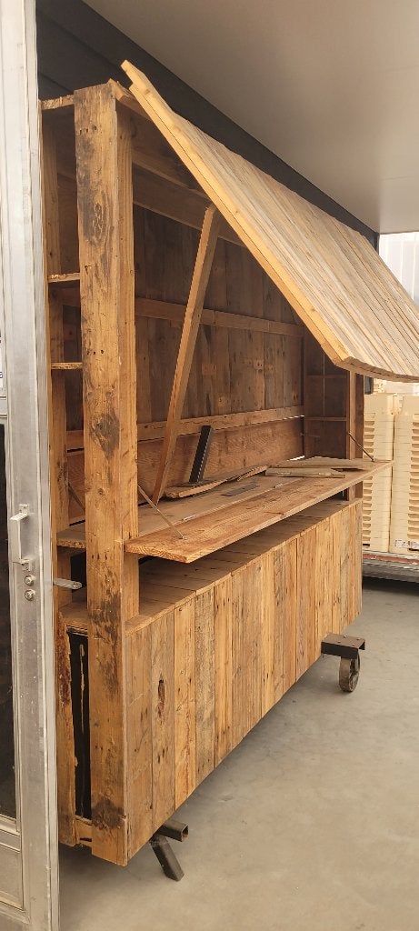 Kast van steigerhout, Ophalen, Gebruikt