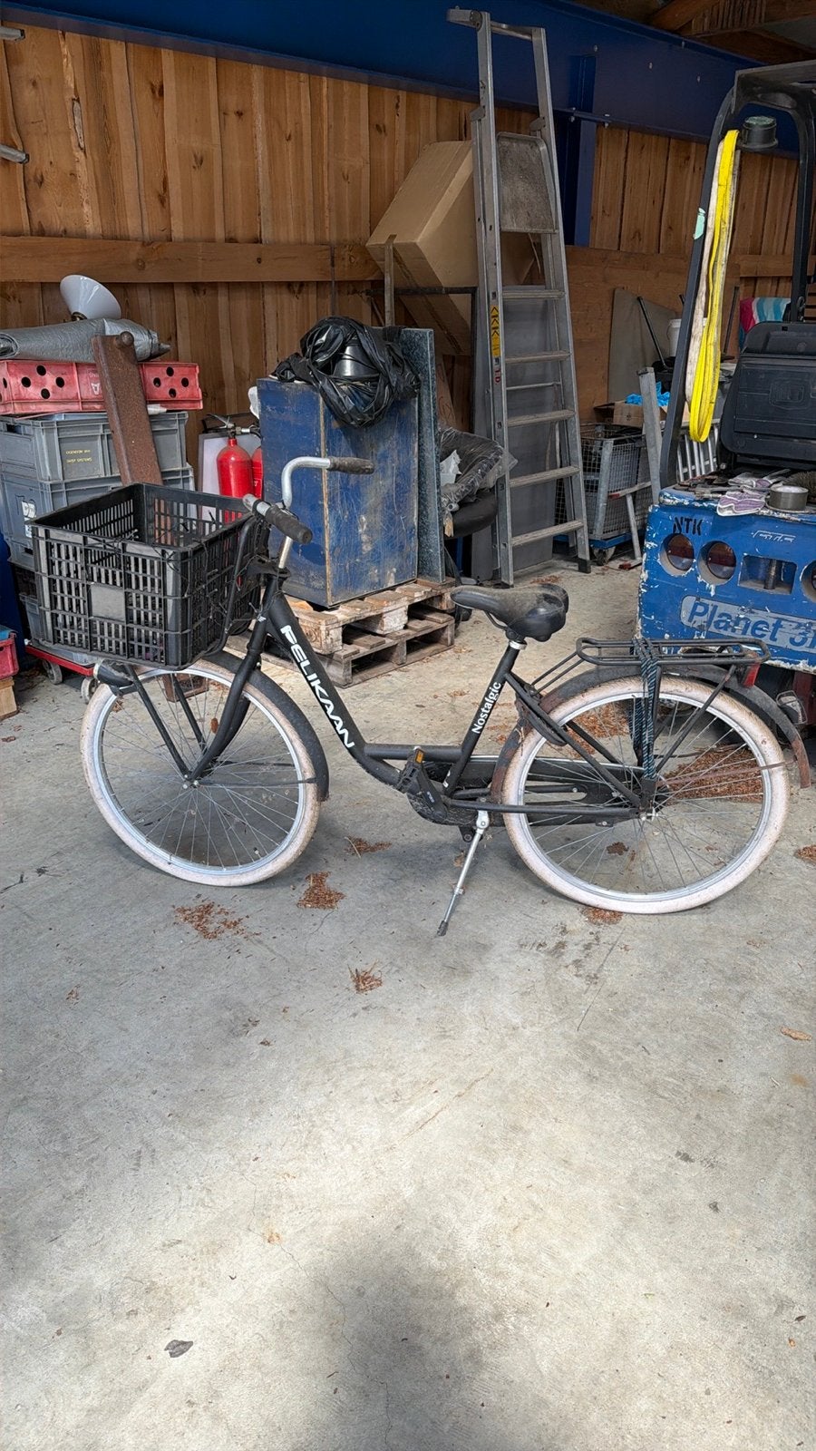 Gratis op te halen: Pelikaan fiets met mand, Ophalen, Gebruikt, Overige merken