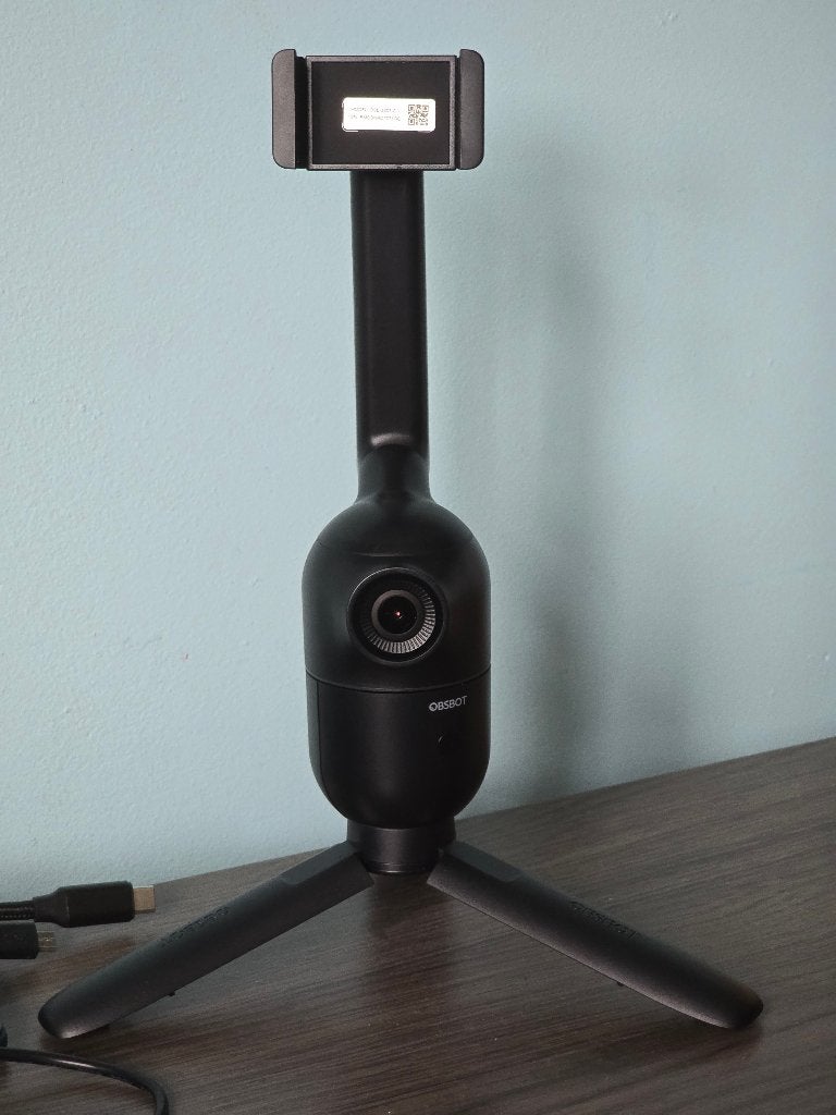 OBSBOT Me: AI-Powered, Auto-Tracking Phone Mount, Ophalen, Zo goed als nieuw, Driepoot