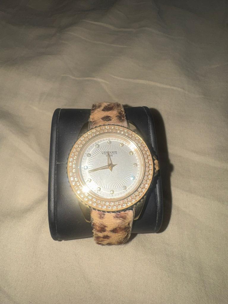 Vendoux Paris horloge zonder batterij, Overige merken, Overige materialen, Leer, Polshorloge