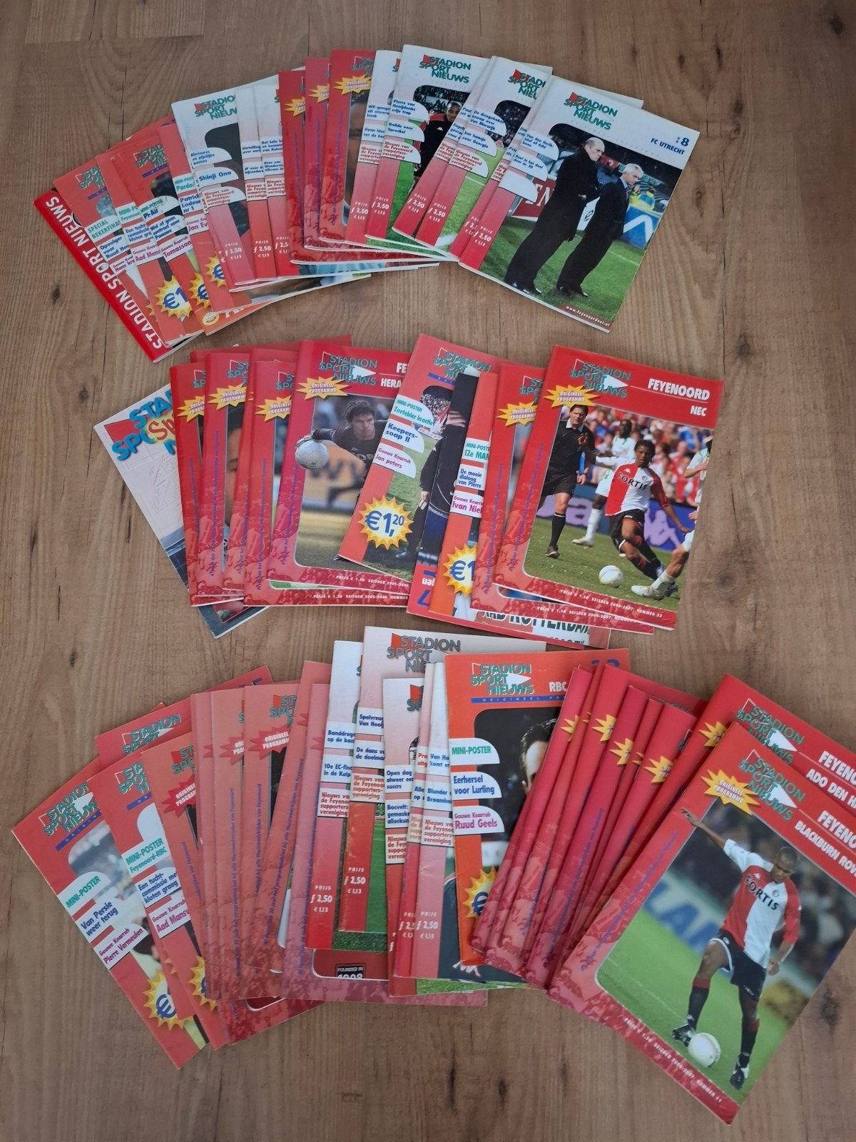Feyenoord programmaboekjes Stadion Sport Nieuws, Ophalen of Verzenden
