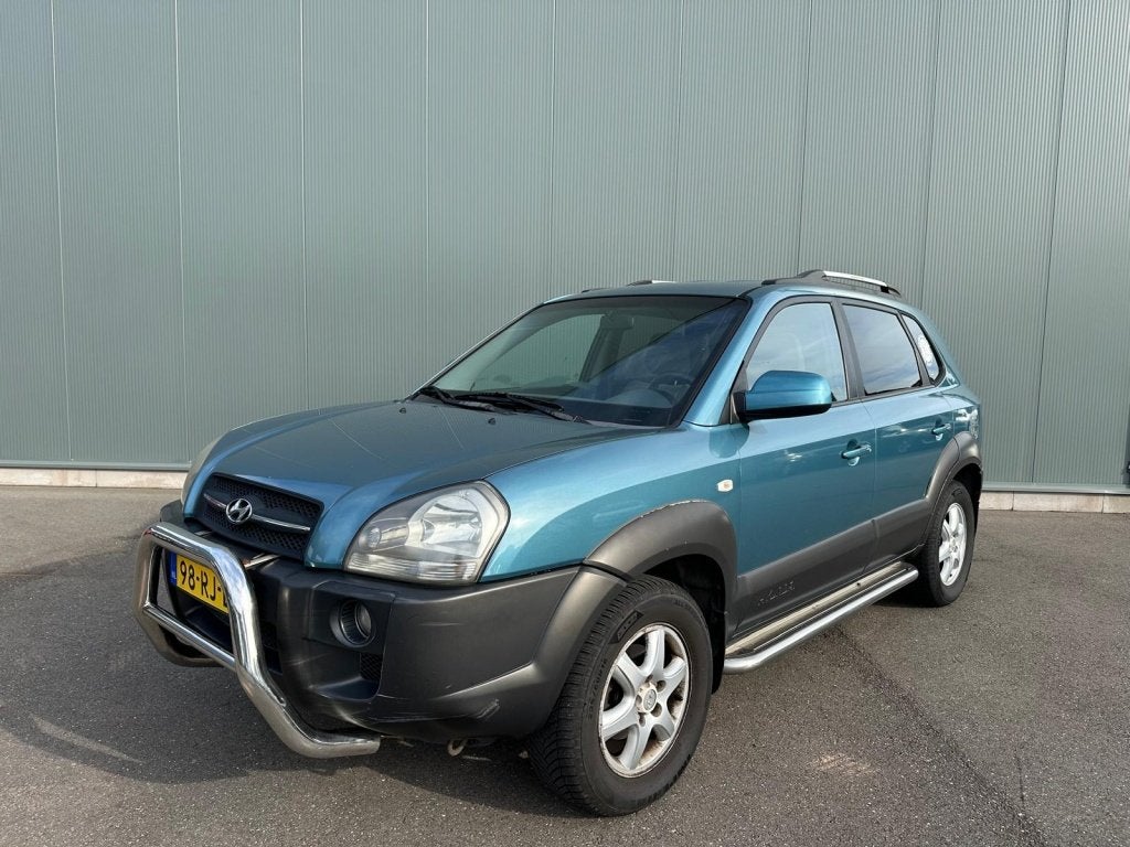 Hyundai Tucson 2.0i Dynamic AIRCO | NAP ! (bj 2005), 13 km/l, 142 pk, 4 cilinders, Blauw