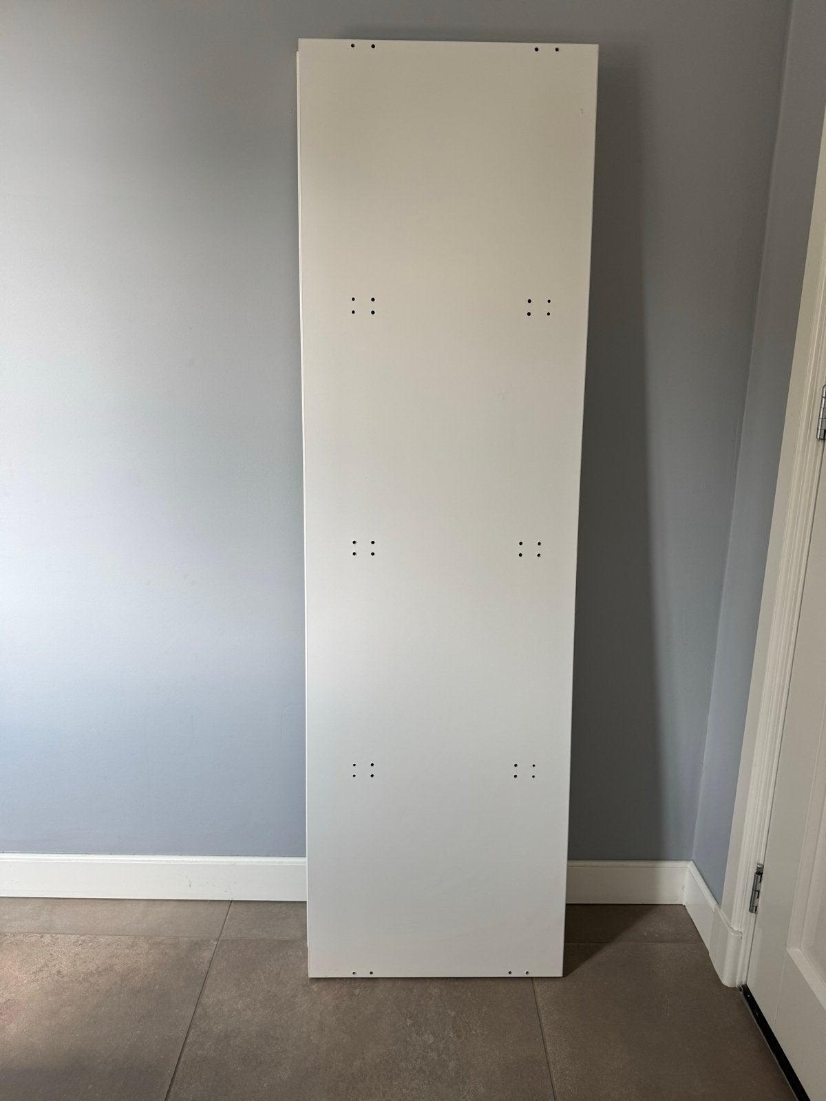IKEA NORDLI Bovenblad en plint, wit, 160x47 cm, Ophalen, Overige materialen, 150 tot 200 cm, Zo goed als nieuw