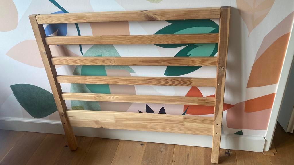 Grenen 1 persoons bed - IKEA, Ophalen of Verzenden, Gebruikt