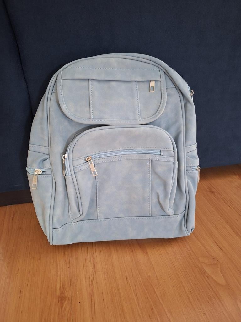 Handig en modieus rugzakje, Ophalen, Nieuw, Blauw