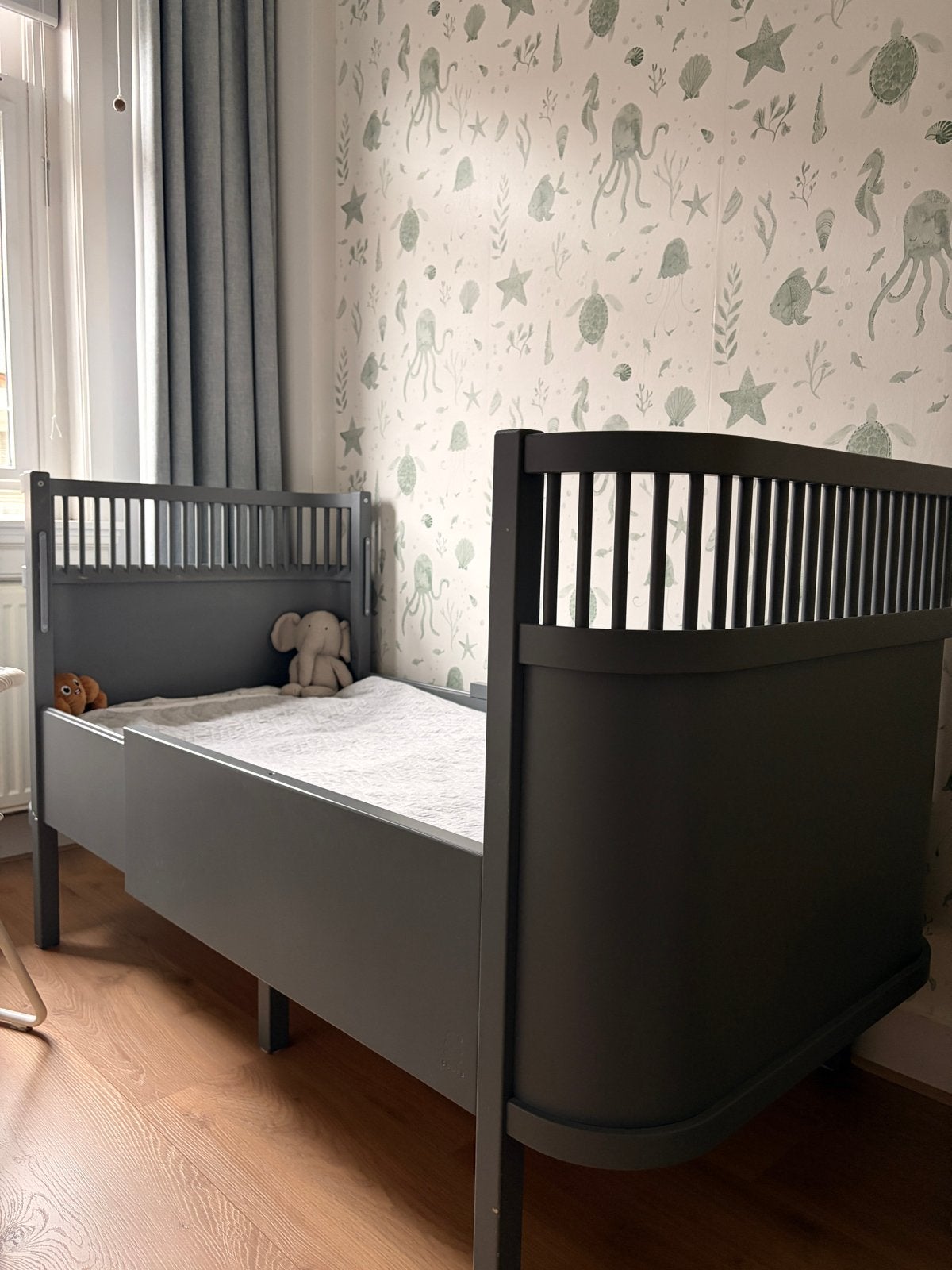 Sebra Kili Meegroeibedje (Classic Grey), Ophalen, Ledikant