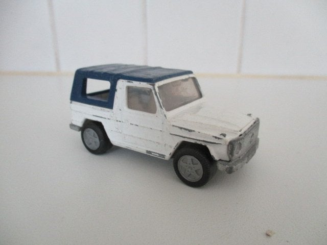 siku MERCEDES GE SIKU 1044 blauw wit, Hobby en Vrije tijd, Ophalen of Verzenden, Gebruikt, Auto, SIKU
