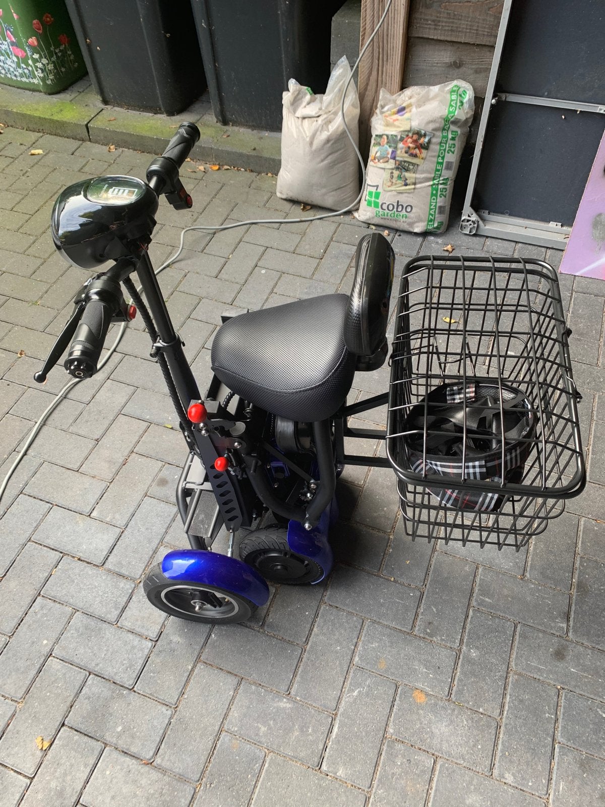 Opvouwbare elektrische scootmobiel nieuw 3 snelheden, Nieuw, 15 km of minder, 11 t/m 15 km/u, Ophalen