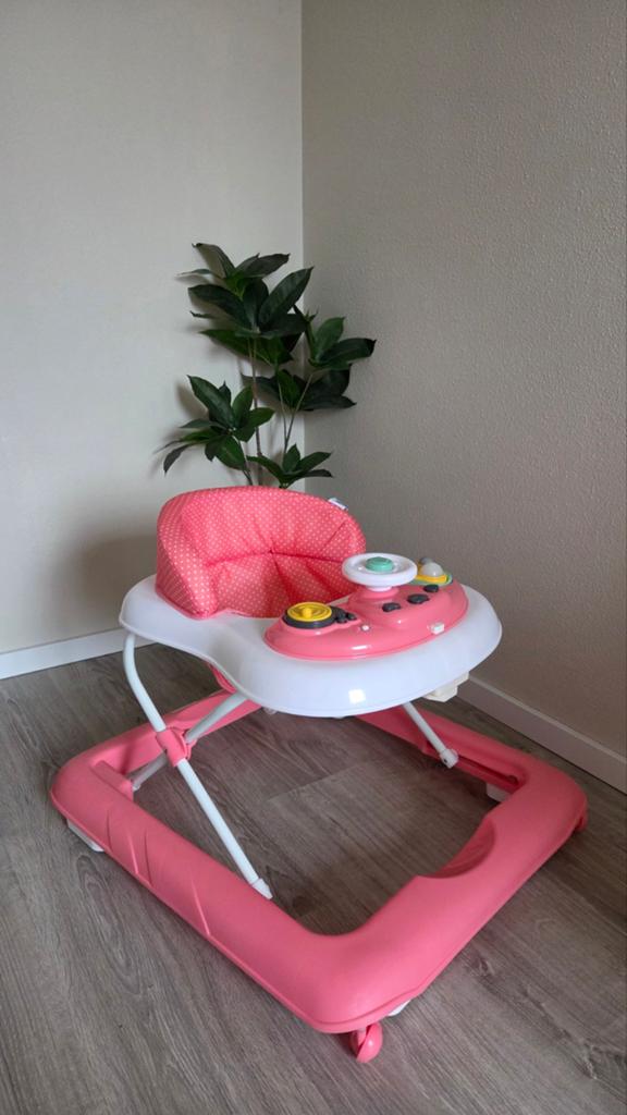 Loopstoel baby, Kinderen en Baby's, Wipstoeltjes, Zo goed als nieuw, Overige merken, Verstelbaar, Ophalen