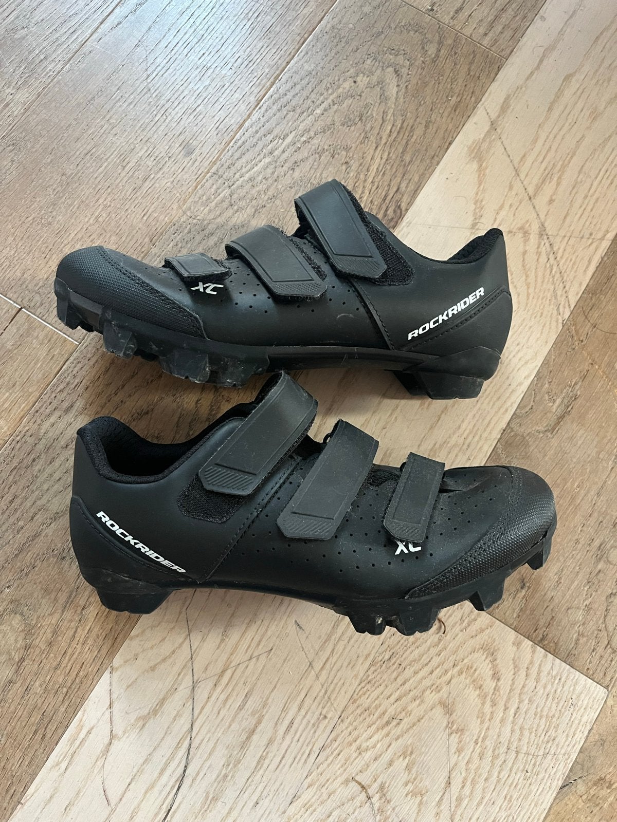 Rockrider mountainbikeschoenen mt 40 + shimano SPD plaatjes, Gebruikt, Heren, Schoenen, Overige maten
