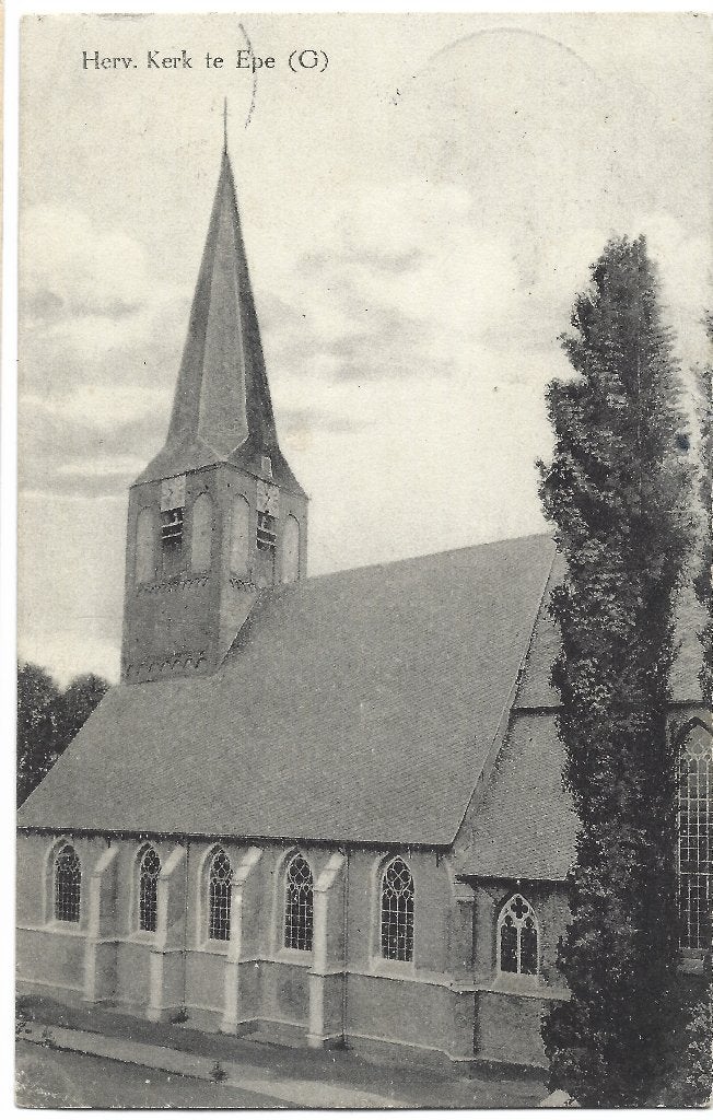 Epe, Herv. Kerk te Epe, Verzenden, Voor 1920, Gelopen, Gelderland