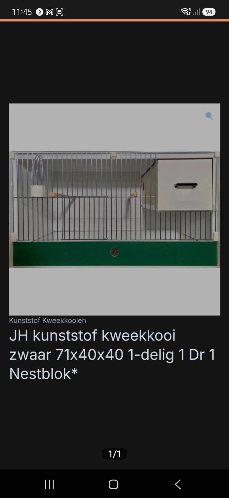 Gezocht: heesakkers kunststof broedkooien 71 x 40 x 40, Ophalen of Verzenden, Broedkooi of Kweekkooi