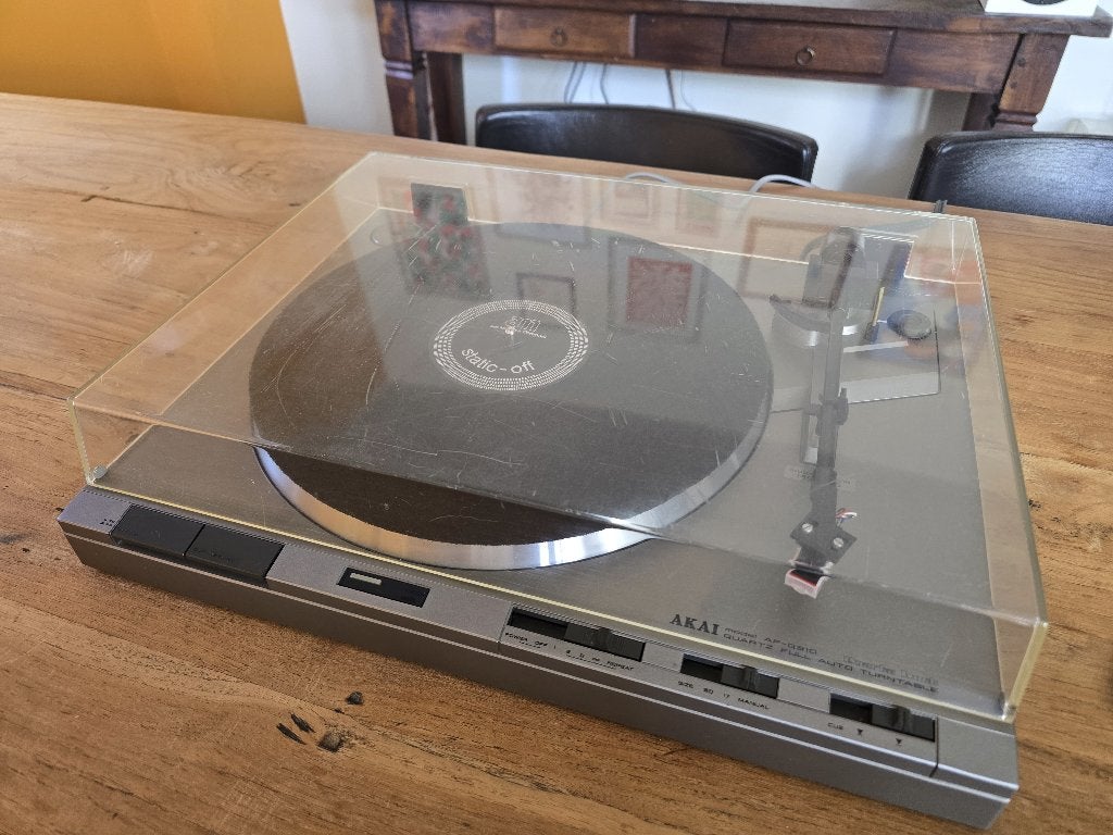 AKAI AP-Q310 quartz direct drive platenspeler, Audio, Tv en Foto, Ophalen, Gebruikt, Automatisch, Platenspeler