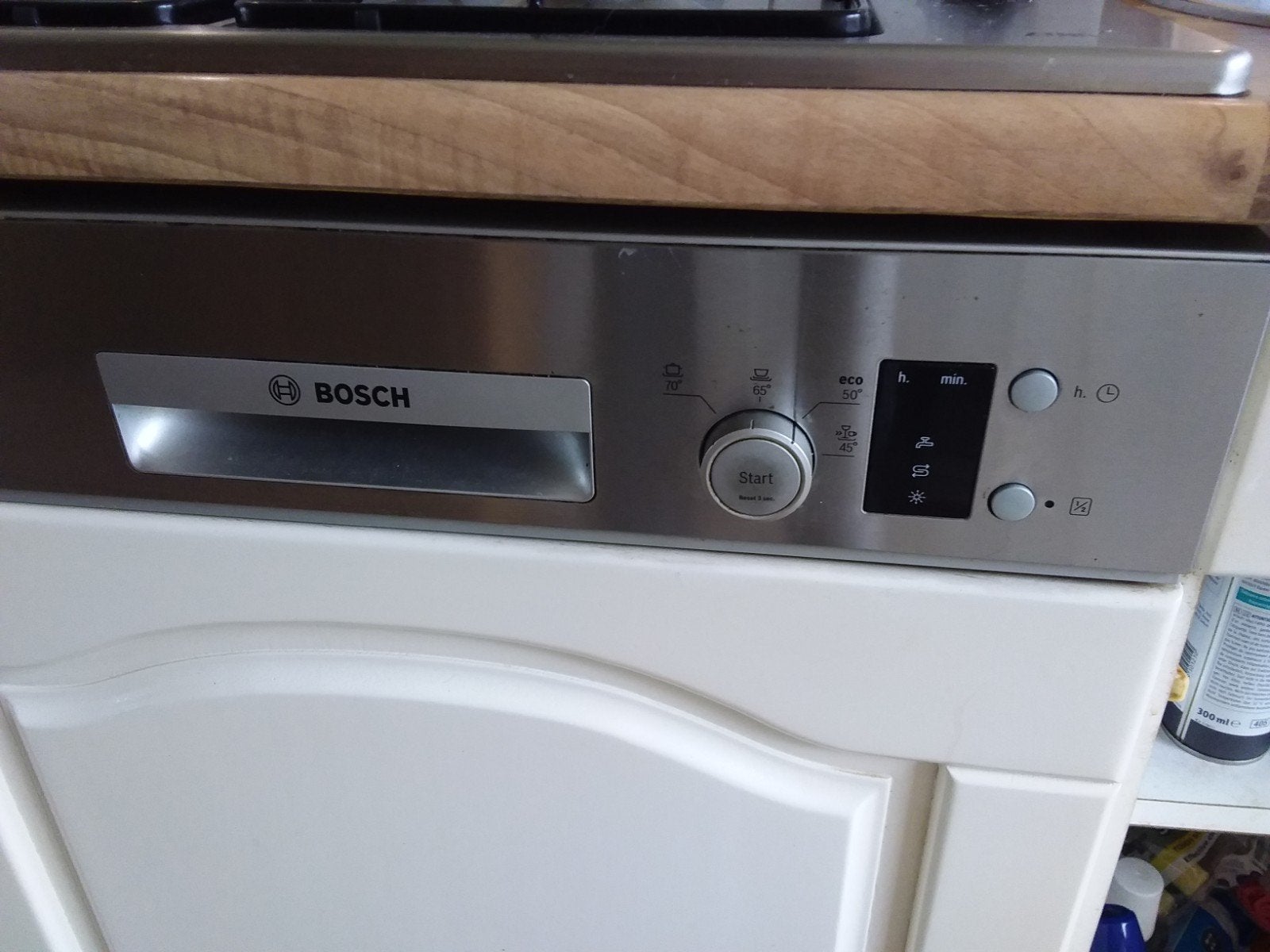 Bosch super silence inbouwvaatwasser, Ophalen, Gebruikt, Minder dan 85 cm, Eco programma