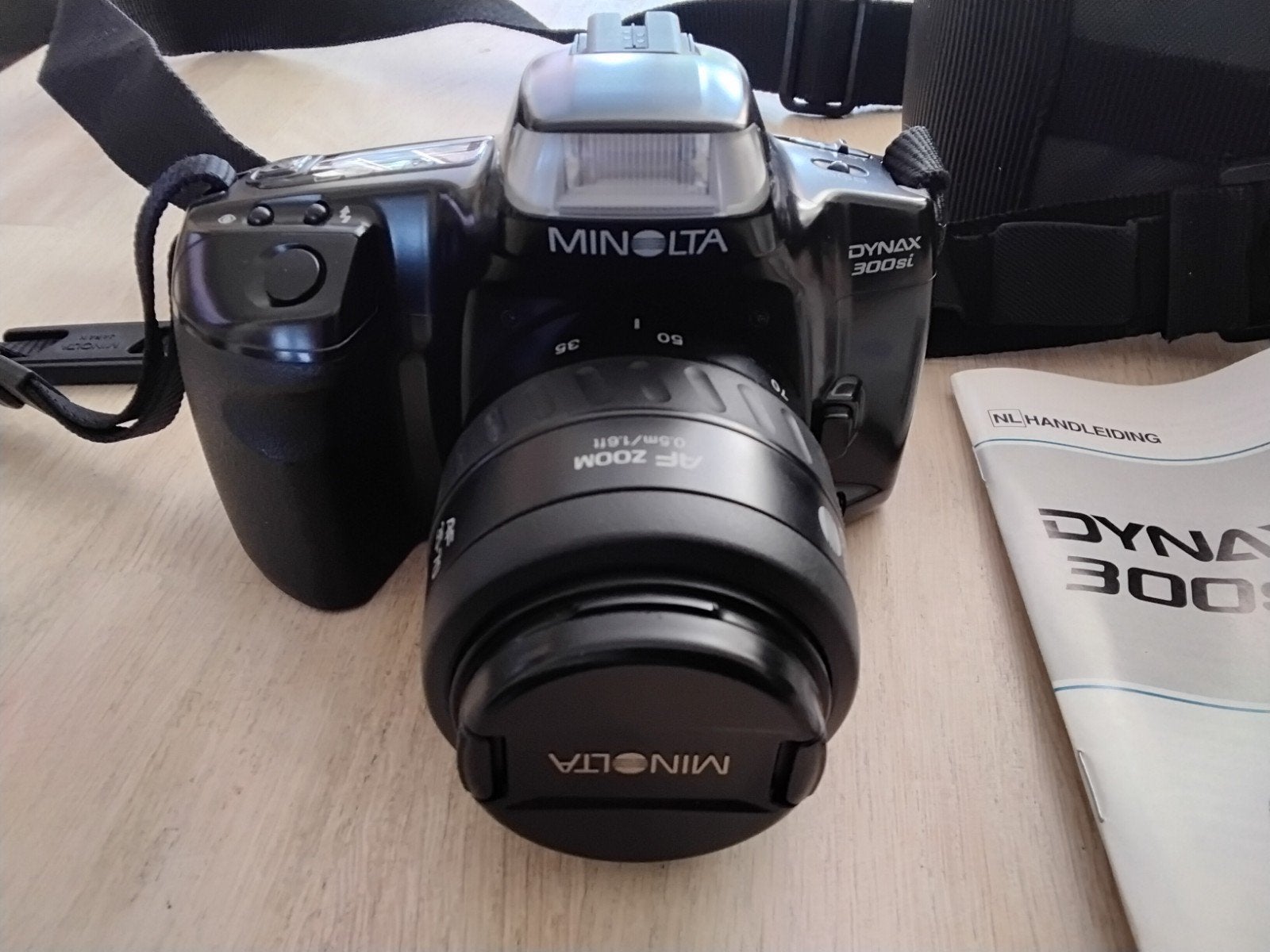 Minolta dynax 300si  analoge fotocamera, Audio, Tv en Foto, Ophalen, Spiegelreflex, Minolta