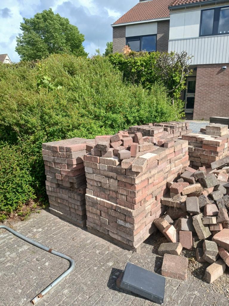 Bestrating wildverband.  ., Tuin en Terras, Ophalen, Gebruikt, Overige typen, 10 m² of meer
