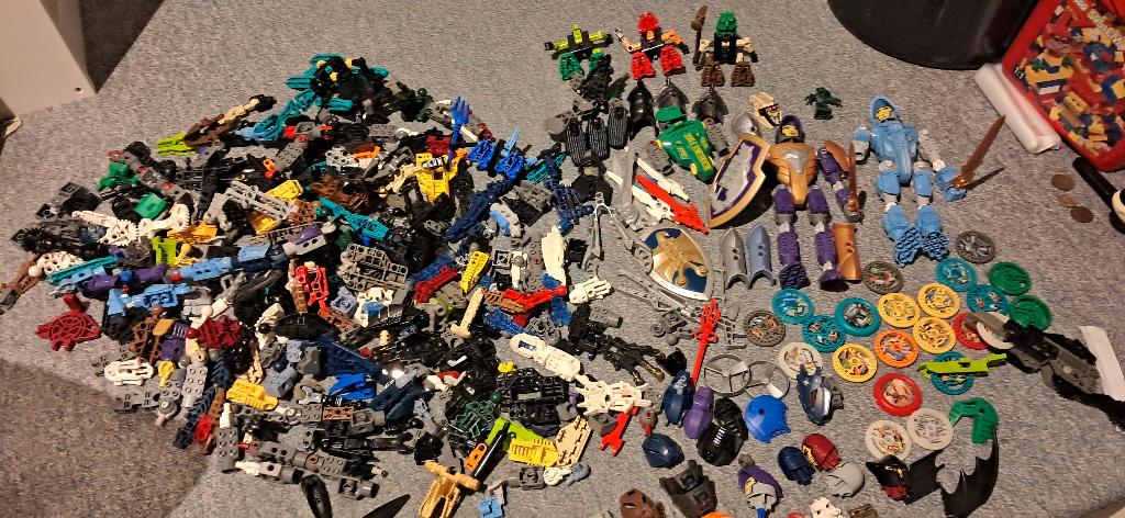 Lego partij, Gebruikt, Bionicle, Lego, Ophalen of Verzenden