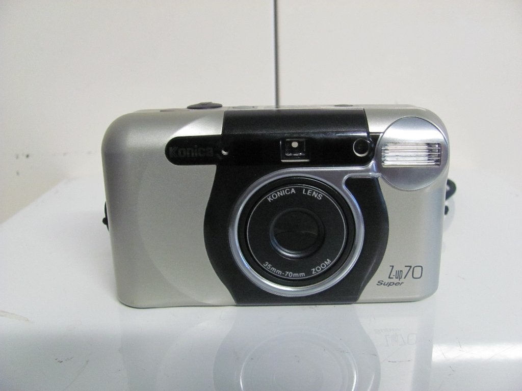 Konica Z-up70 super  goed werkende analoge camera, Ophalen of Verzenden, Zo goed als nieuw, Compact, Konica