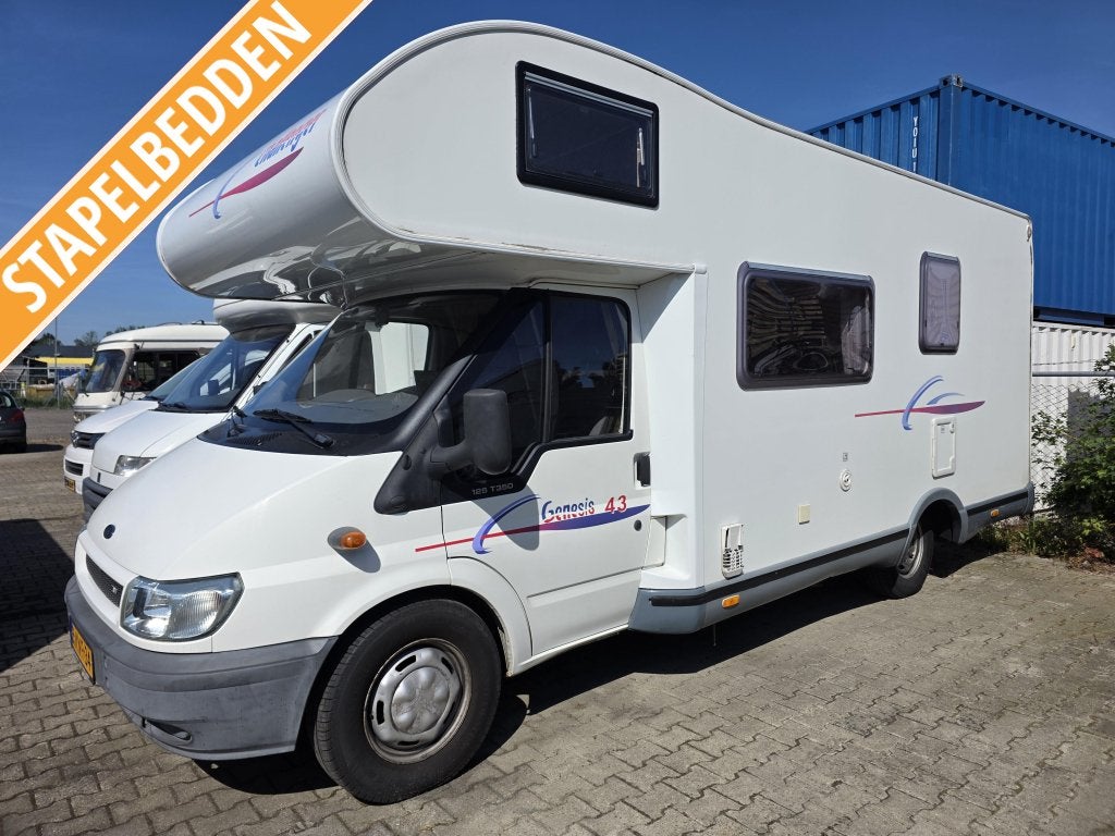 Challenger Genesis 43 6 persoons met stapelbed Euro4 2005, Standaard zit, Alkoof, Ringverwarming, Ford