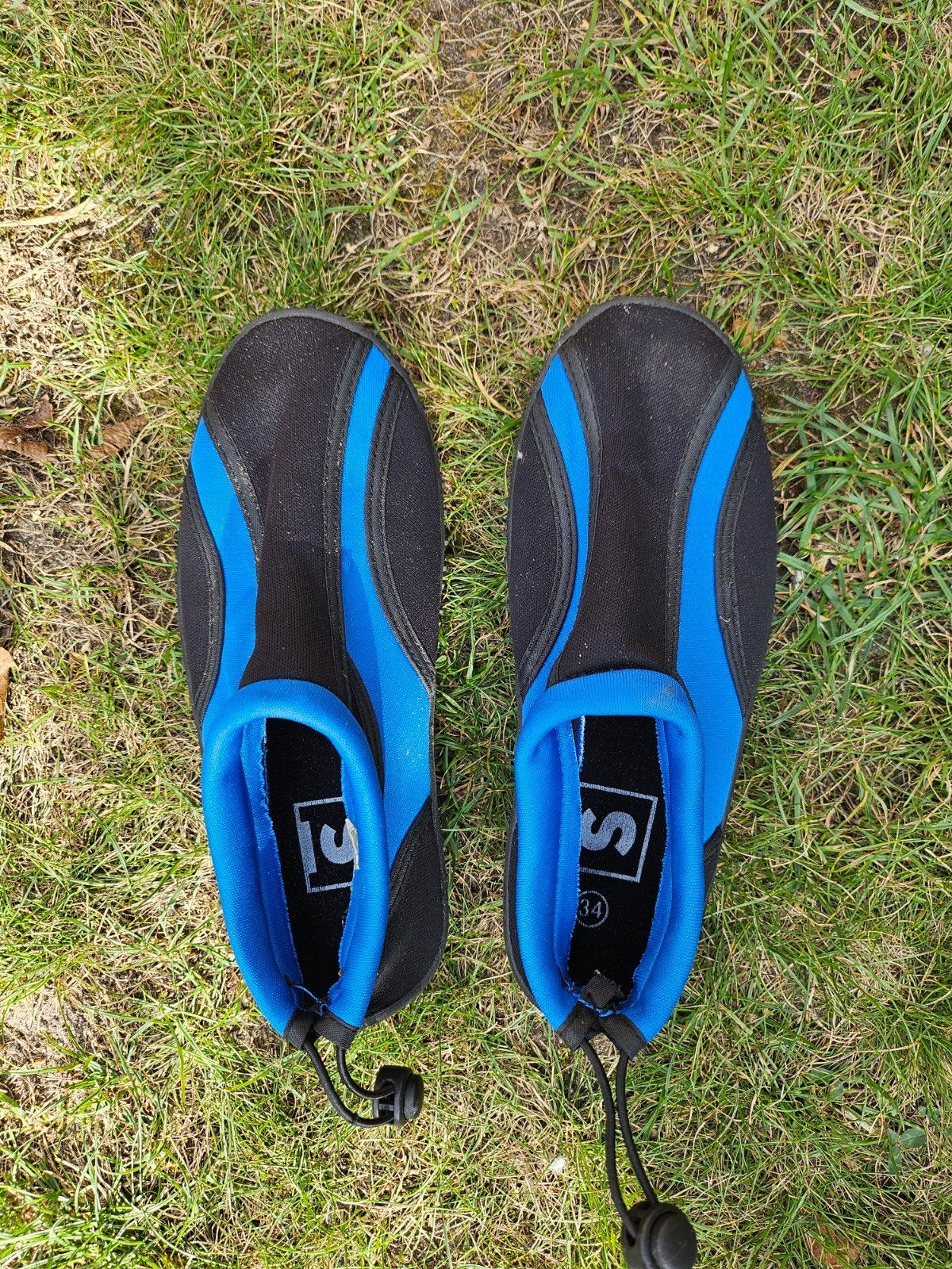 Waterschoenen maat 34 - Blauw/Zwart, Ophalen, Gebruikt, Kind, Zeil- of Surfschoenen