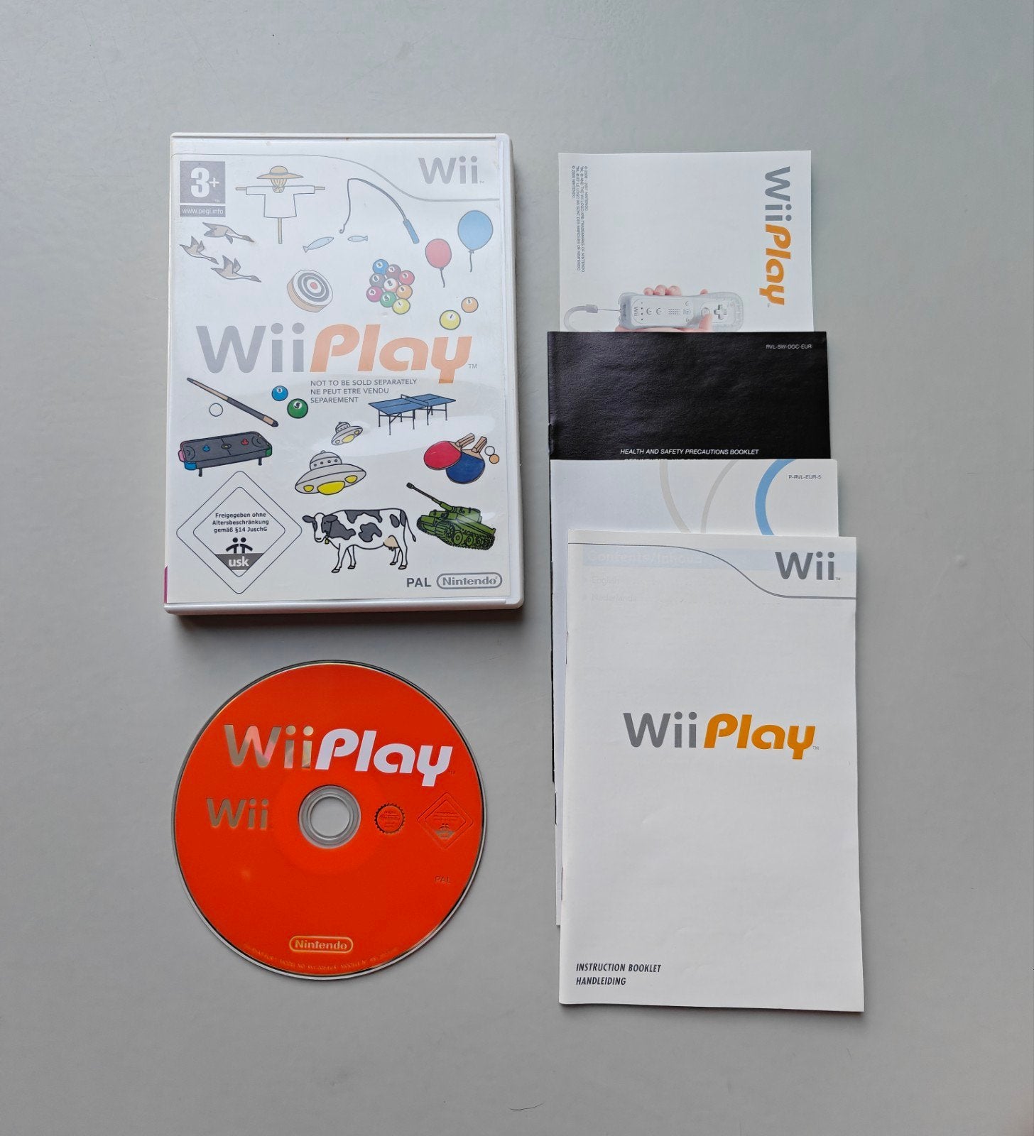 Wii Play - Nintendo Wii - Compleet, Spelcomputers en Games, Games | Nintendo Wii, Ophalen of Verzenden, Zo goed als nieuw, Sport
