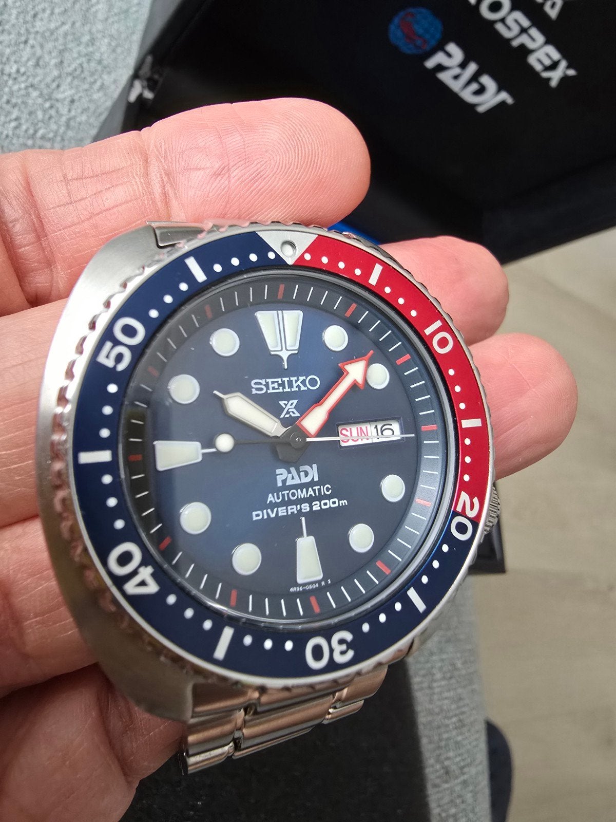Seiko Prospex PADI Special Edition Duikhorloge SRPA21K1, Ophalen, Zo goed als nieuw, Staal, Seiko