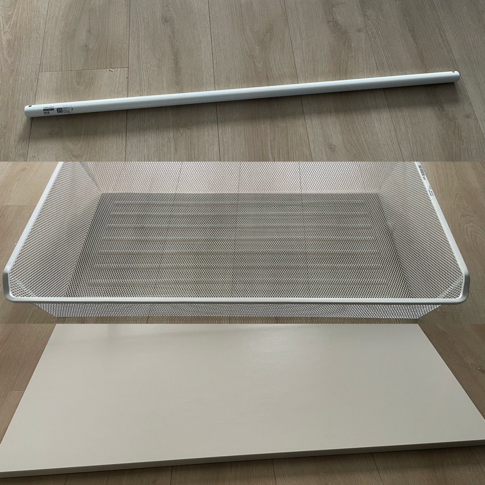 Pax kast  draadmand en plank 100cm breed, Ophalen, 50 tot 100 cm, Zo goed als nieuw, Minder dan 100 cm