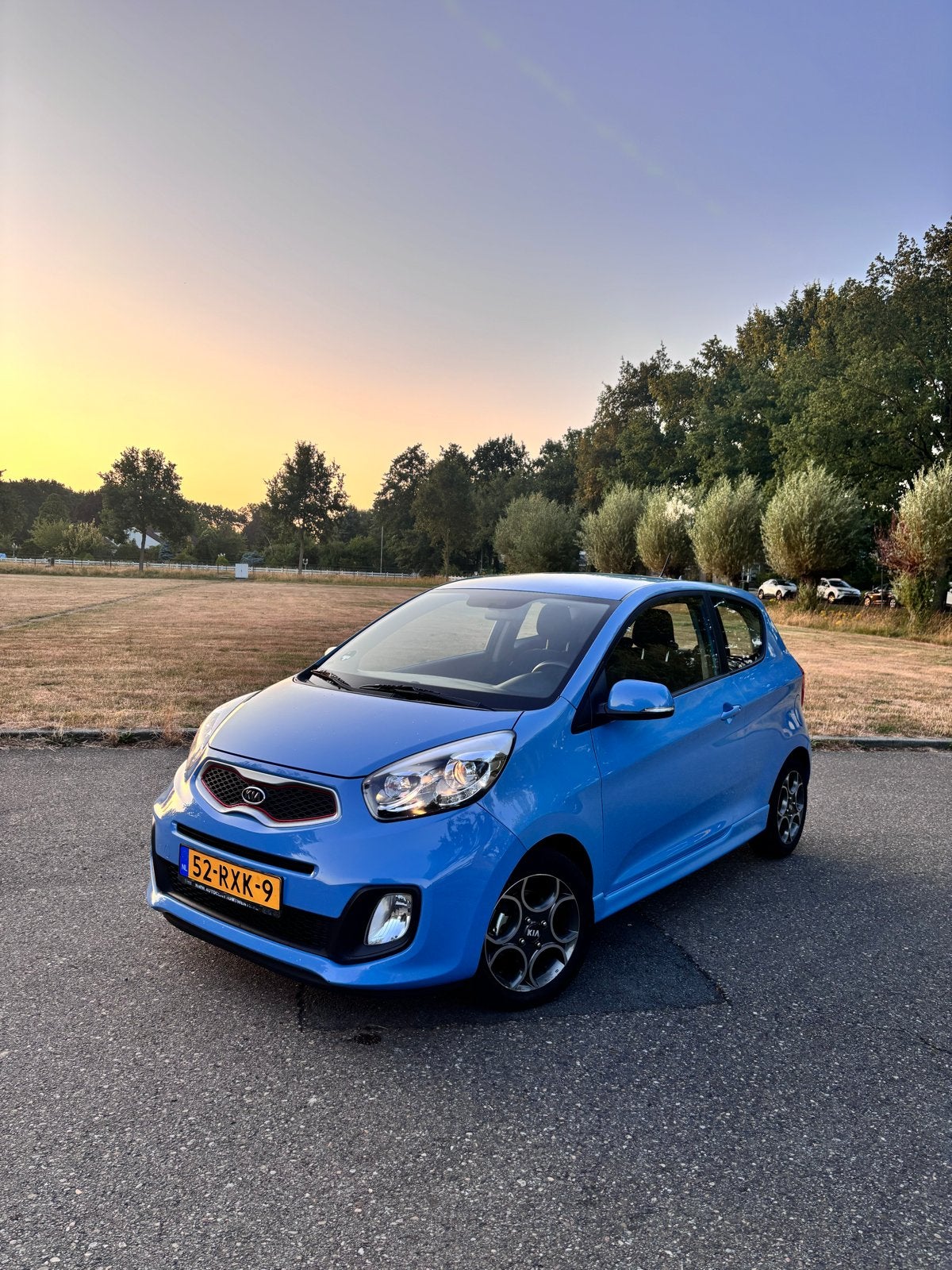Kia Picanto 1.0 Cvvt 3DRS 2012 Blauw | NIEUWE APK | COMFORT+, Voorwielaandrijving, Stof, Zwart, 23 km/l