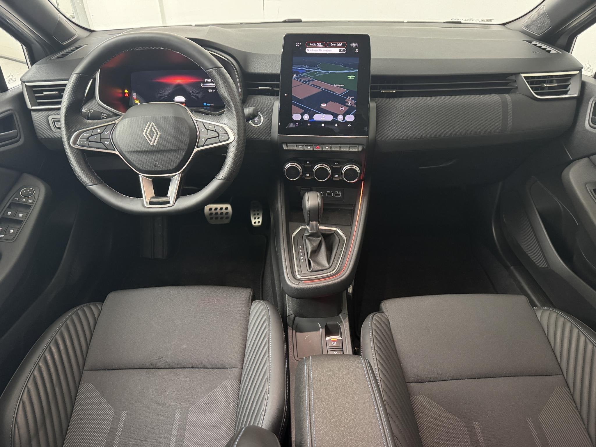 Renault Clio 1.6 E-Tech Full Hybrid 145 Esprit Alpine | Navi, Auto's, Gebruikt, Met garantie (alle), Leder en Stof, Origineel Nederlands