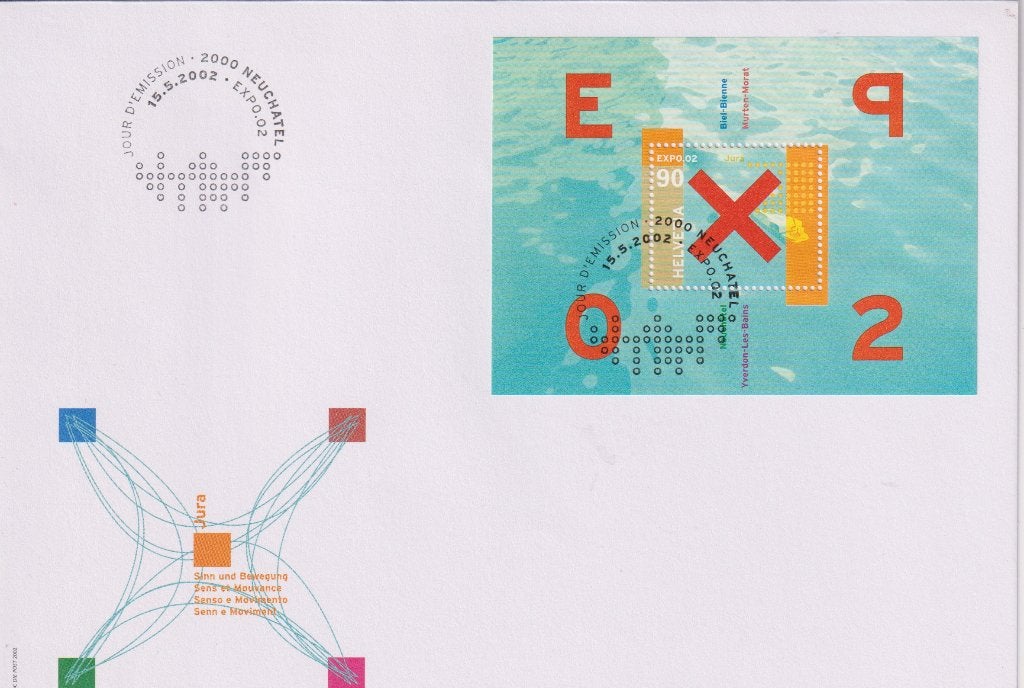 Zwitserland 2002 Blok EXPO Neuchatel, Verzenden, Onbeschreven, Europa