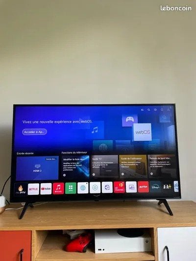 43 inch LG 4k ultra HD smart tv., Ophalen, 50 Hz, Zo goed als nieuw, 100 cm of meer