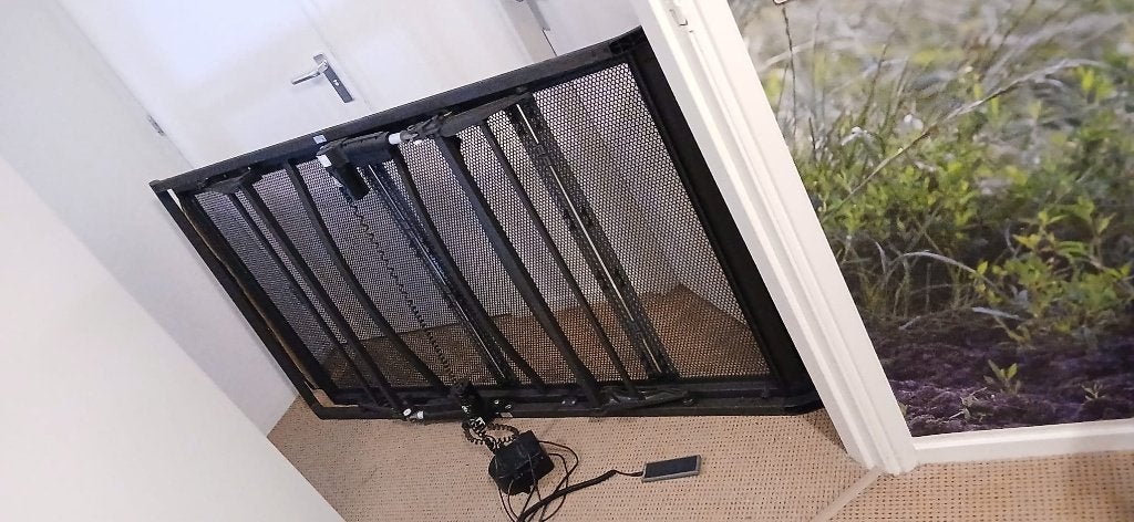 Verstelbare bedbodem met metalen frame ZGAN!!! van Auping, Ophalen, 90 cm, Eenpersoons, Zo goed als nieuw