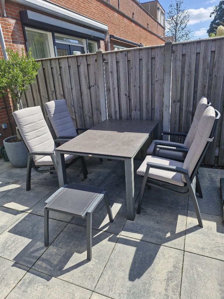 Tuinmeubelen, Tuin en Terras, Ophalen, Bank, Meer dan 8 zitplaatsen, Aluminium