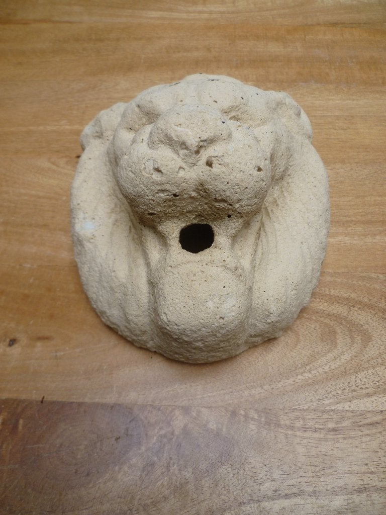 Leeuwenkop  fontein, Ophalen, Zo goed als nieuw, Beton, Dierenbeeld