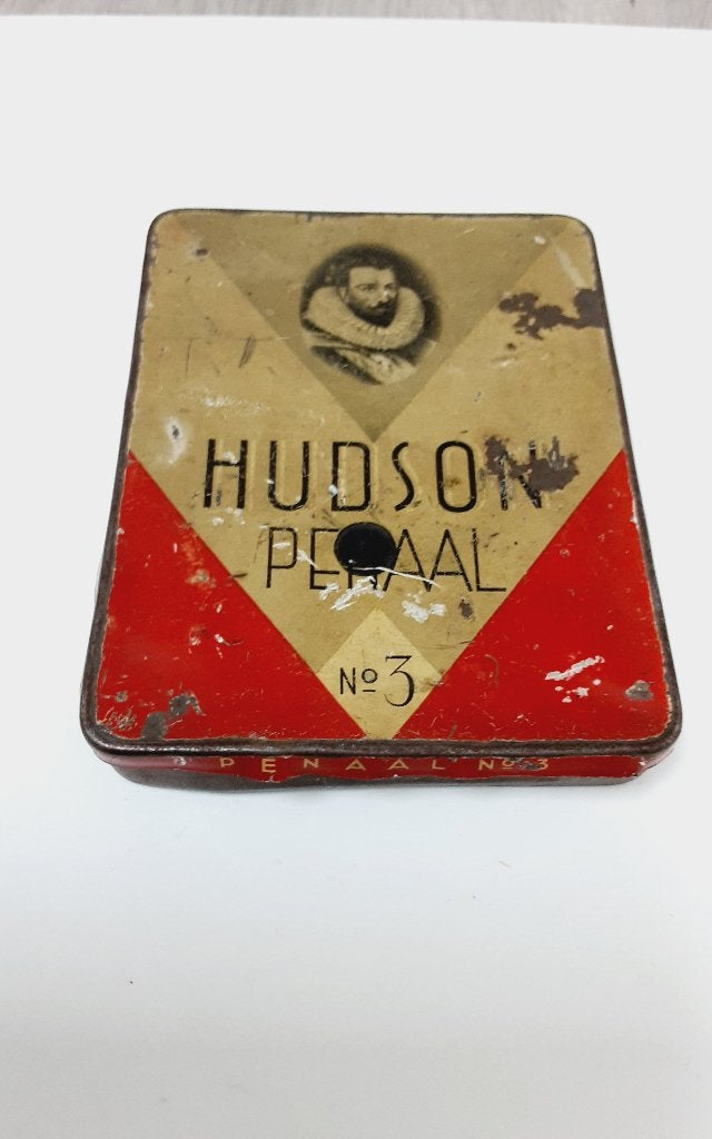 sigaren blik hudson penaal, Verzamelen, Blikken, Ophalen of Verzenden, Gebruikt, Overige