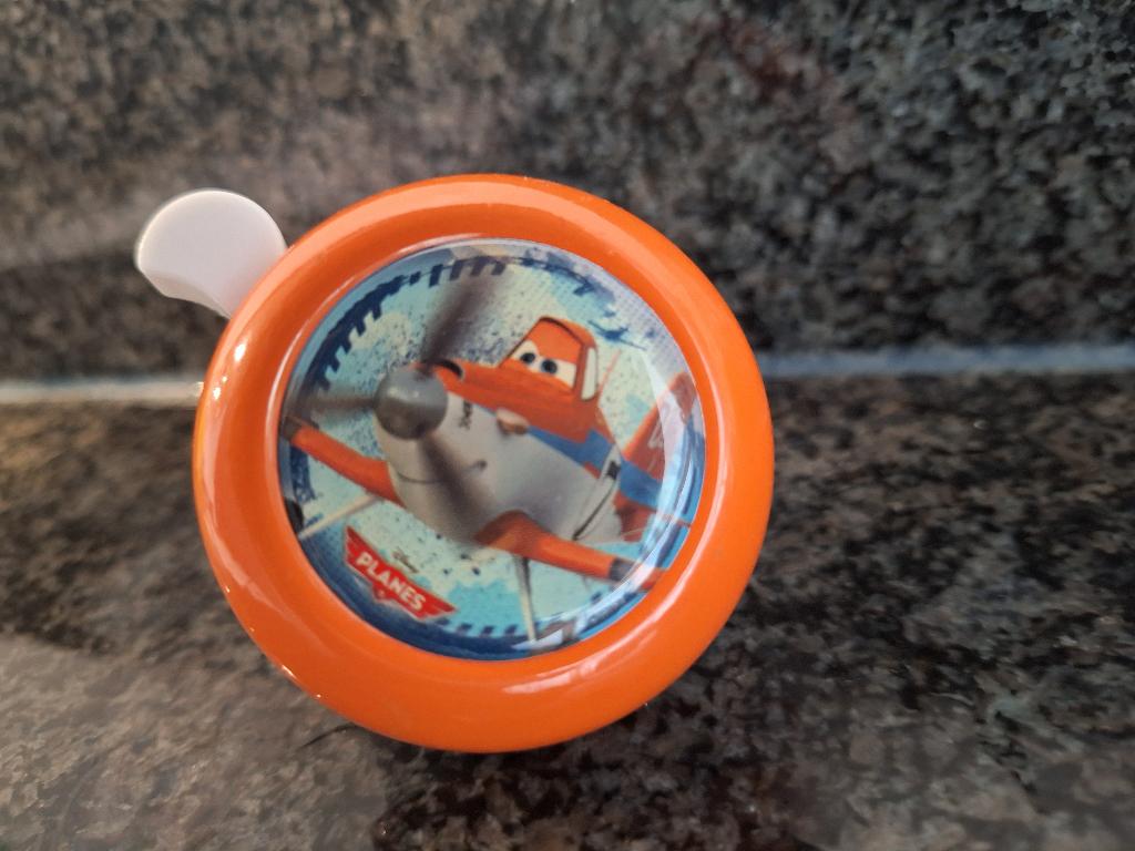 Oranje fietsbel Planes, Ophalen of Verzenden, Zo goed als nieuw